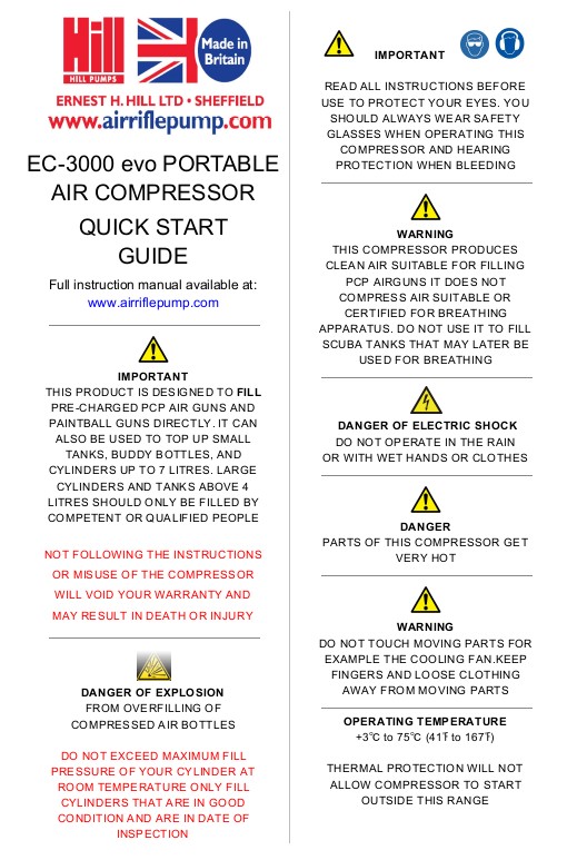 EC-3000 evo Quick Start Guide