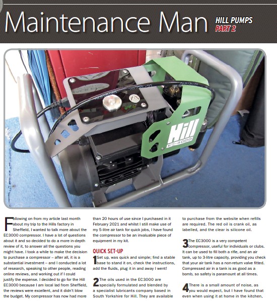 Maintenance Man Part 2 -  Airgunner February 2022