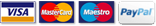 Visa, MasterCard, Maestro and PayPal accepted