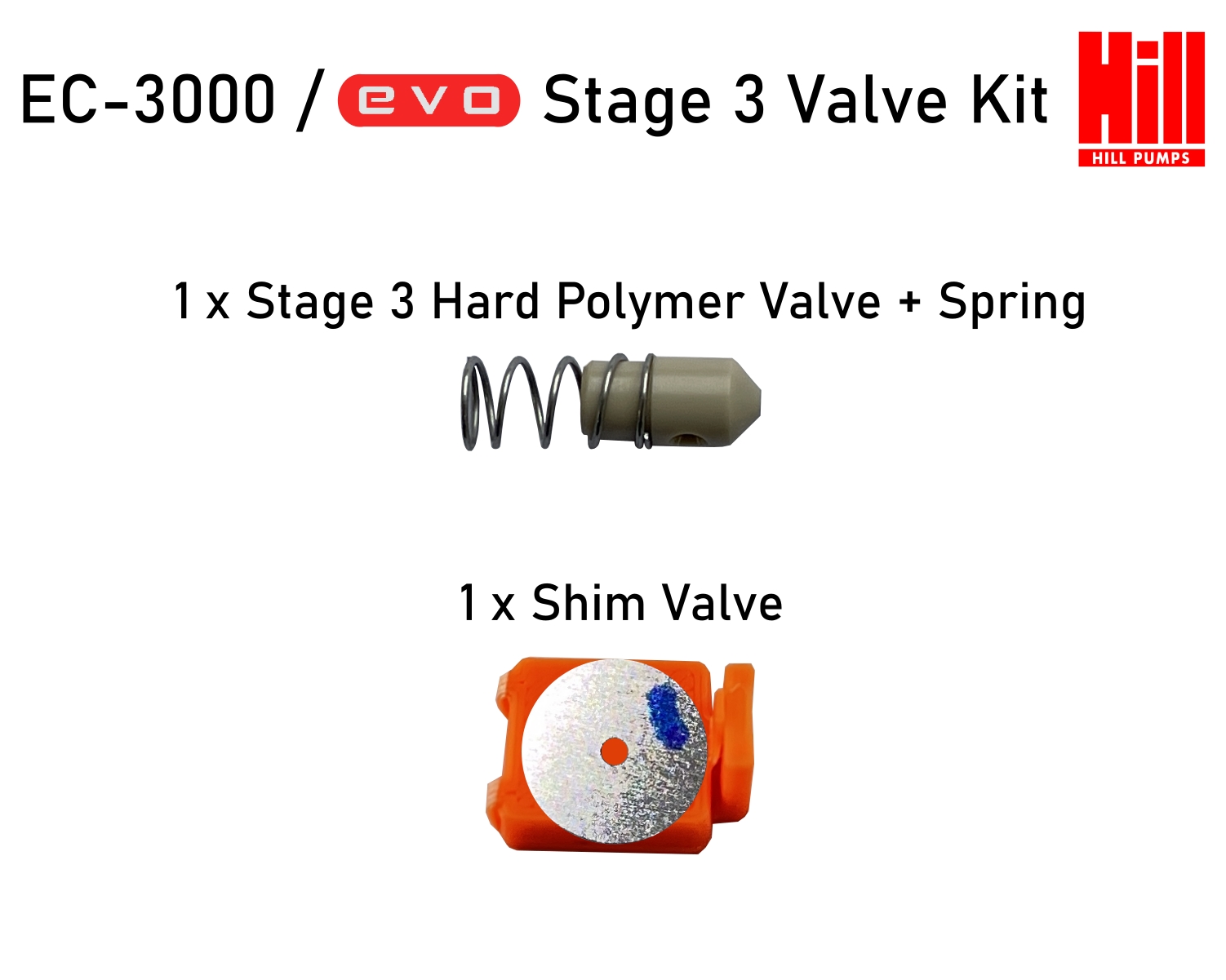 EC-3000 / Evo Stage 3 Valve Kit