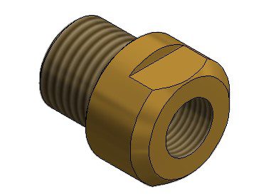 MK5 Hose End Adaptor (1/4" BSP Male to 1/8" BSP Female)