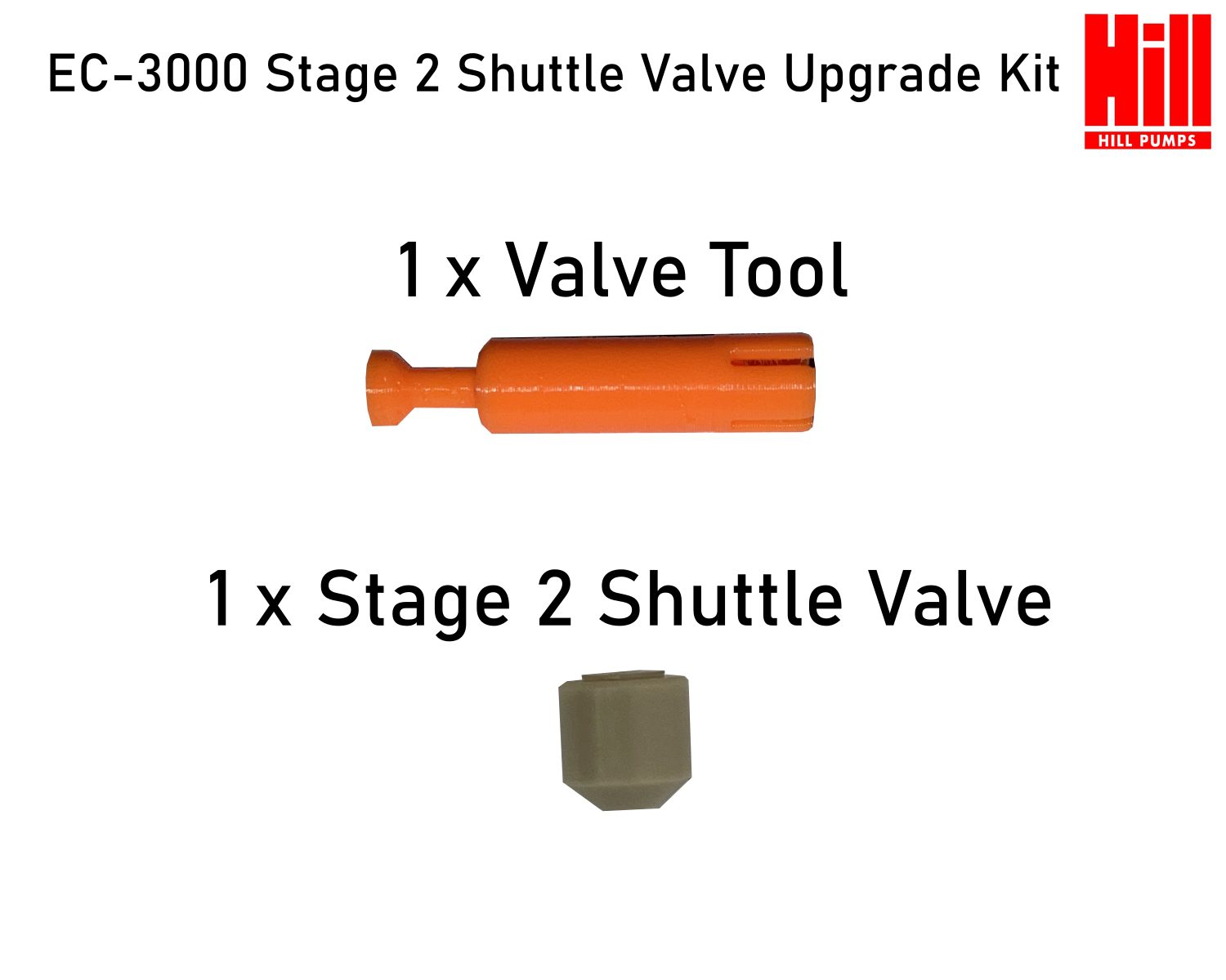 EC-3000 Shuttle Valve Upgrade Kit / Evo 310 Replacement Shuttle Valve Kit