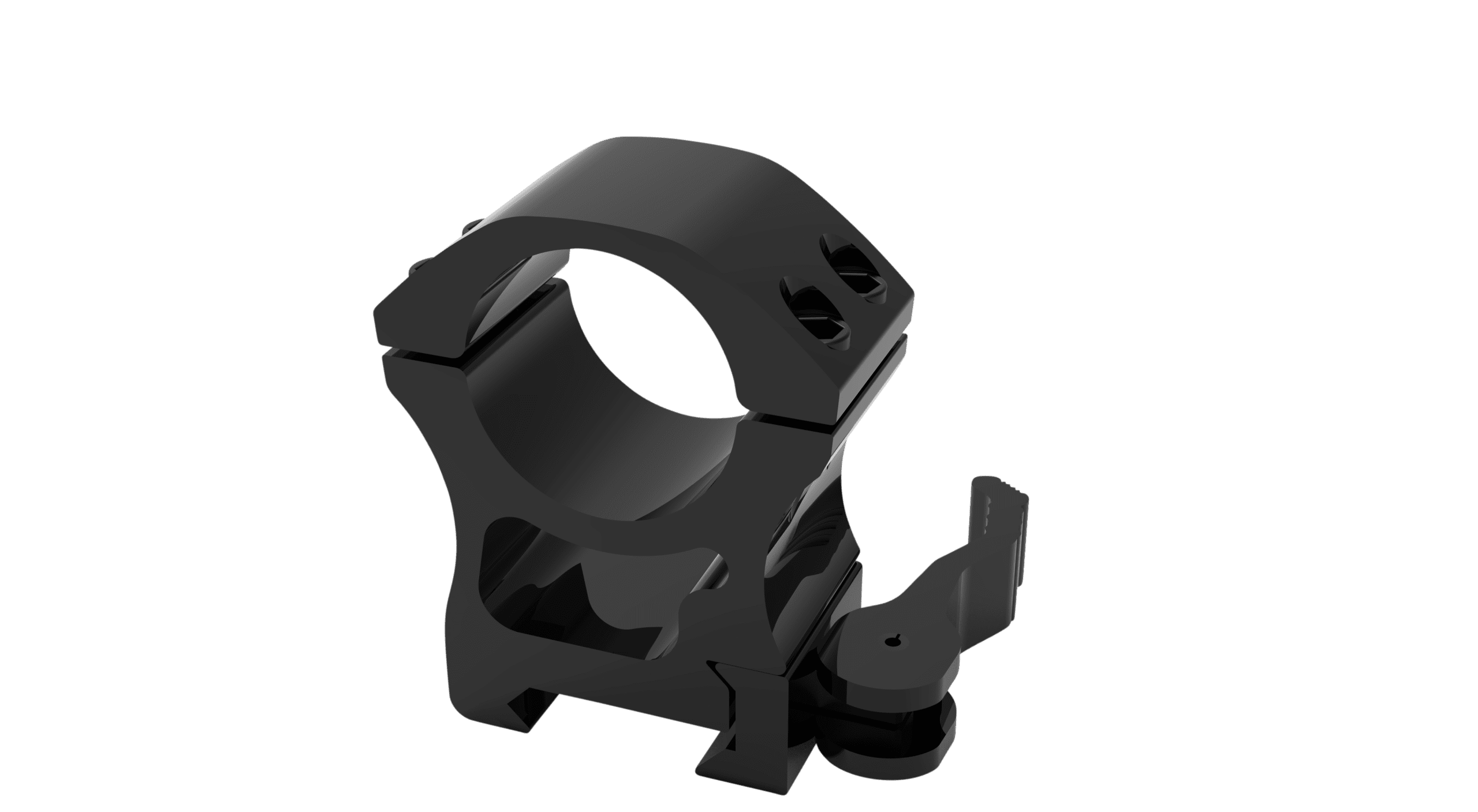 Ring Mount 1" (25.4mm) High Weaver Lever